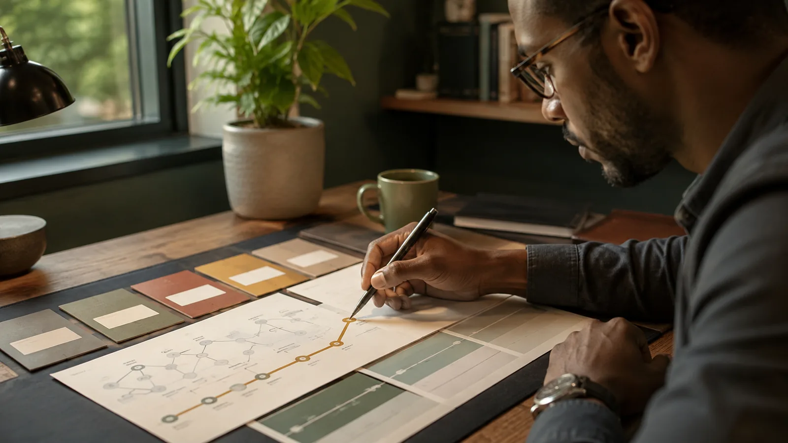 Professional selecting a project certification pathway from role and experience evidence