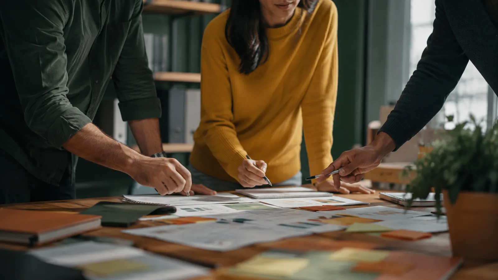 Page-specific project management scene illustrating PMP training provider Canada