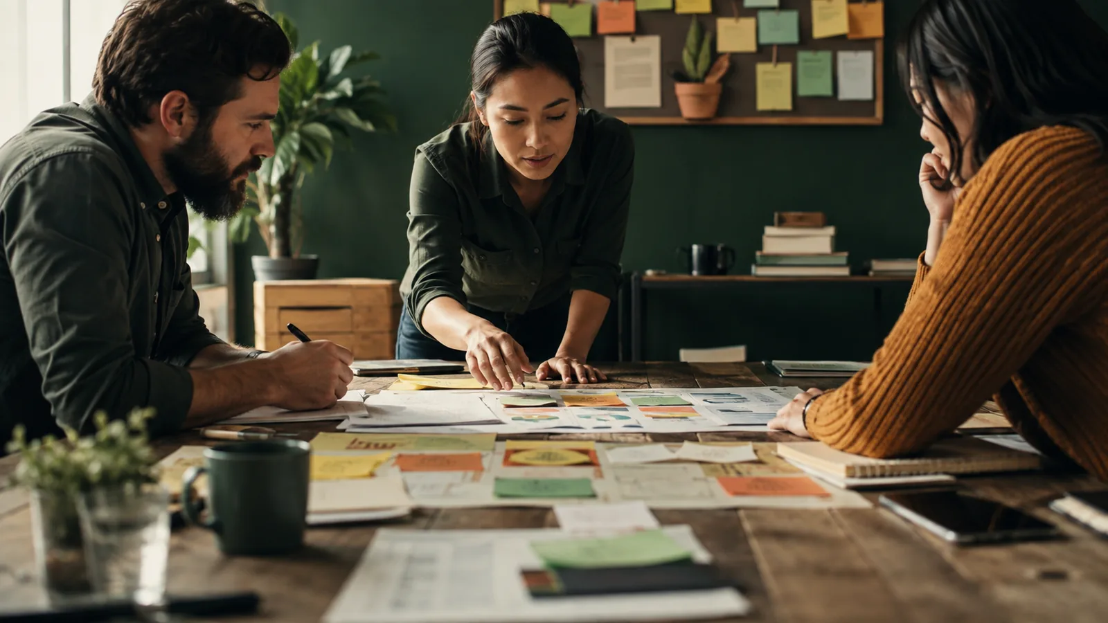 Page-specific project management scene illustrating PMP certification FAQ