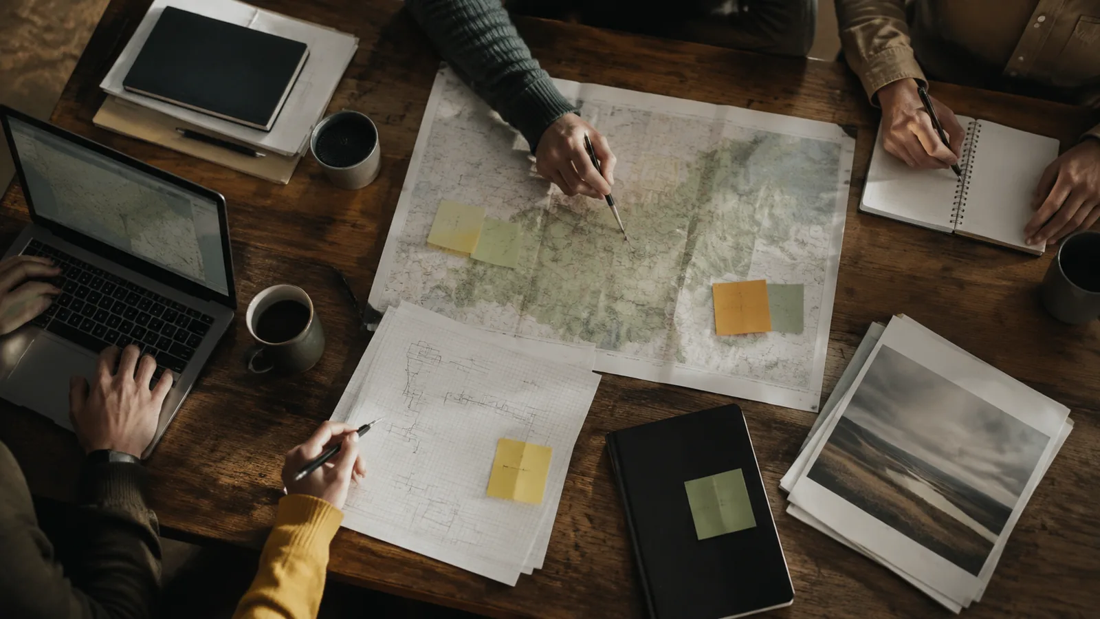 Page-specific project management scene illustrating PMP training Alberta