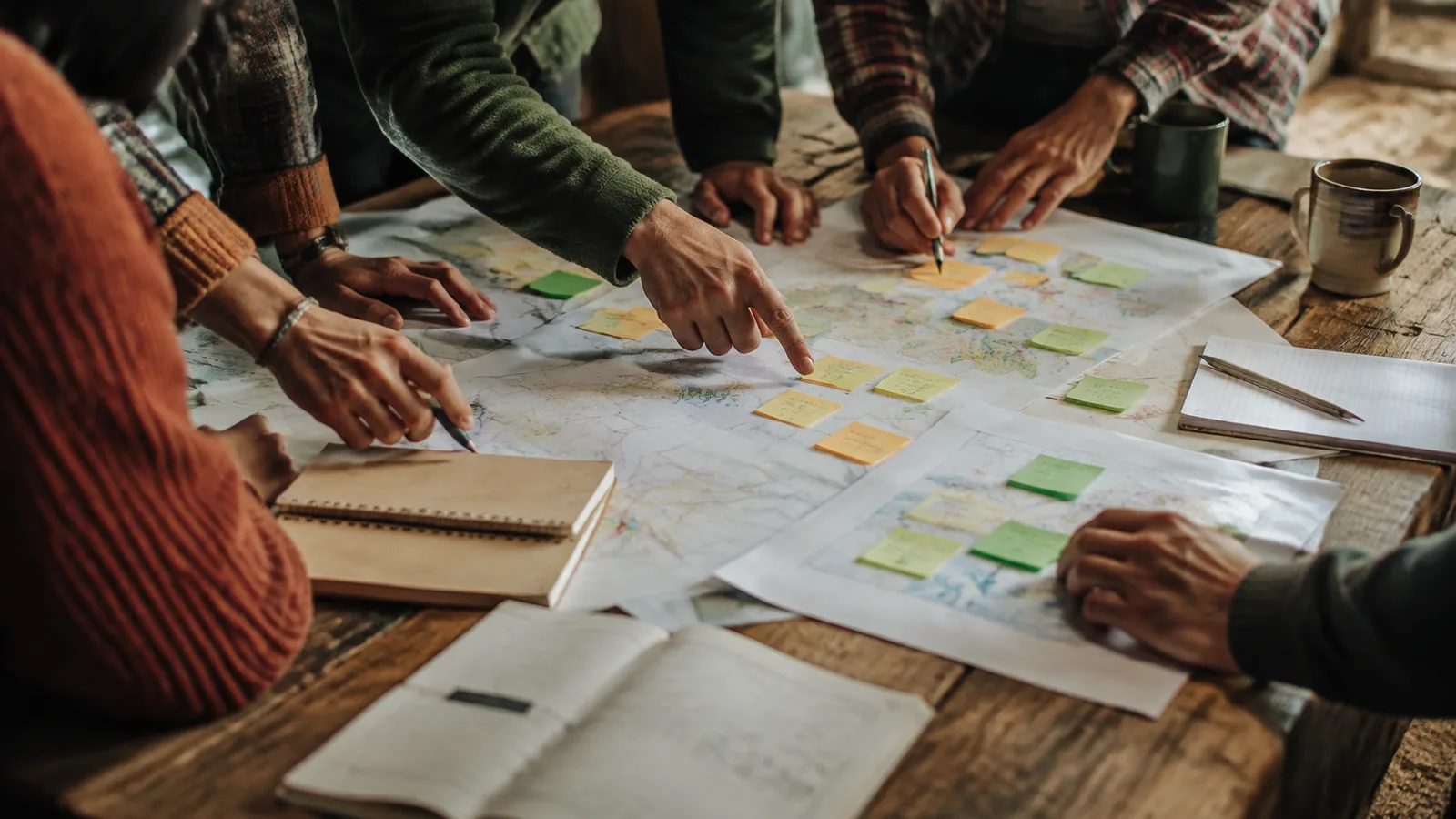 Page-specific project management scene illustrating PMP training Northern Canada