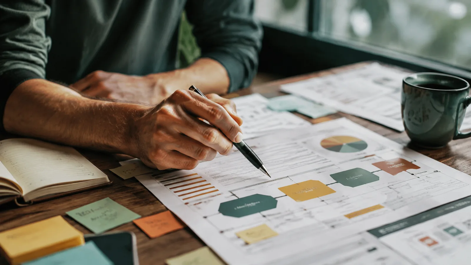 Page-specific project management scene illustrating PMP exam Canada