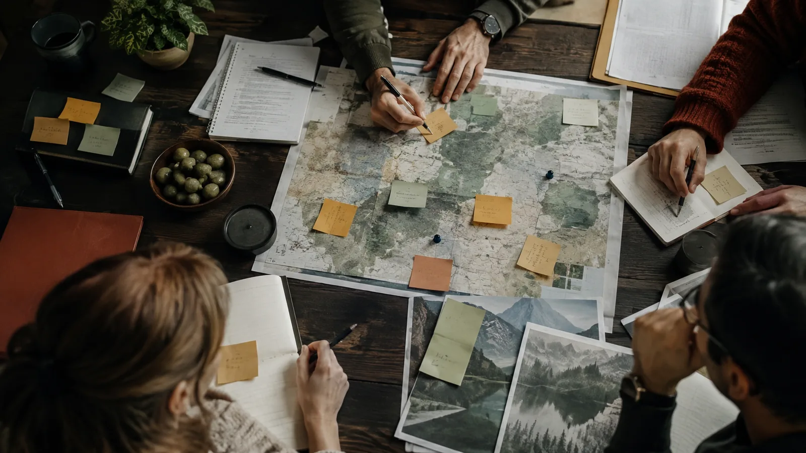 Page-specific project management scene illustrating PMP certification Canada
