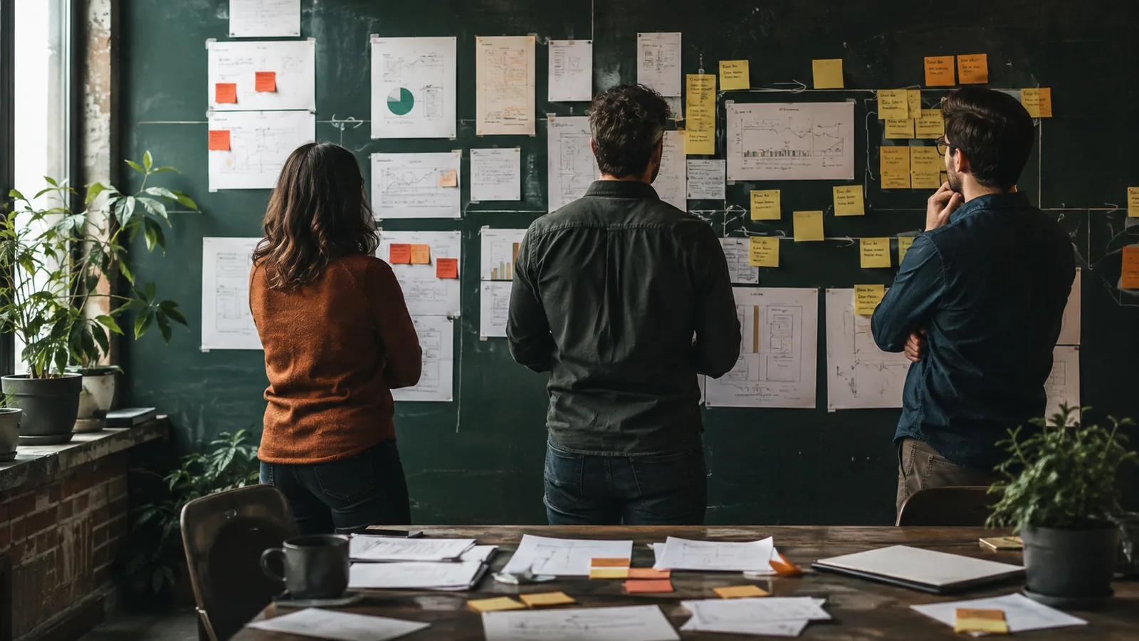 Page-specific project management scene illustrating conflict prevention & management project management