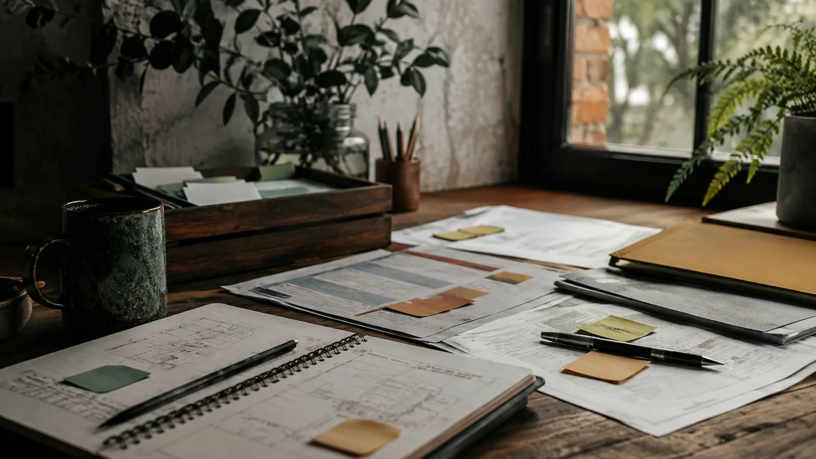 Page-specific project management scene illustrating governance project management