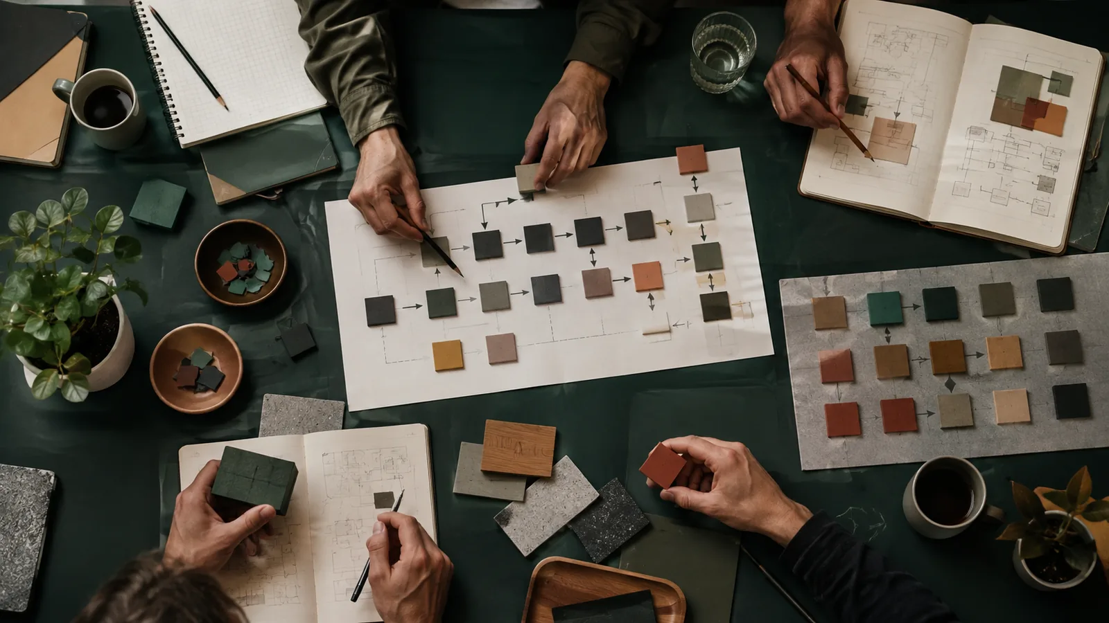 Page-specific project management scene illustrating replicability project management