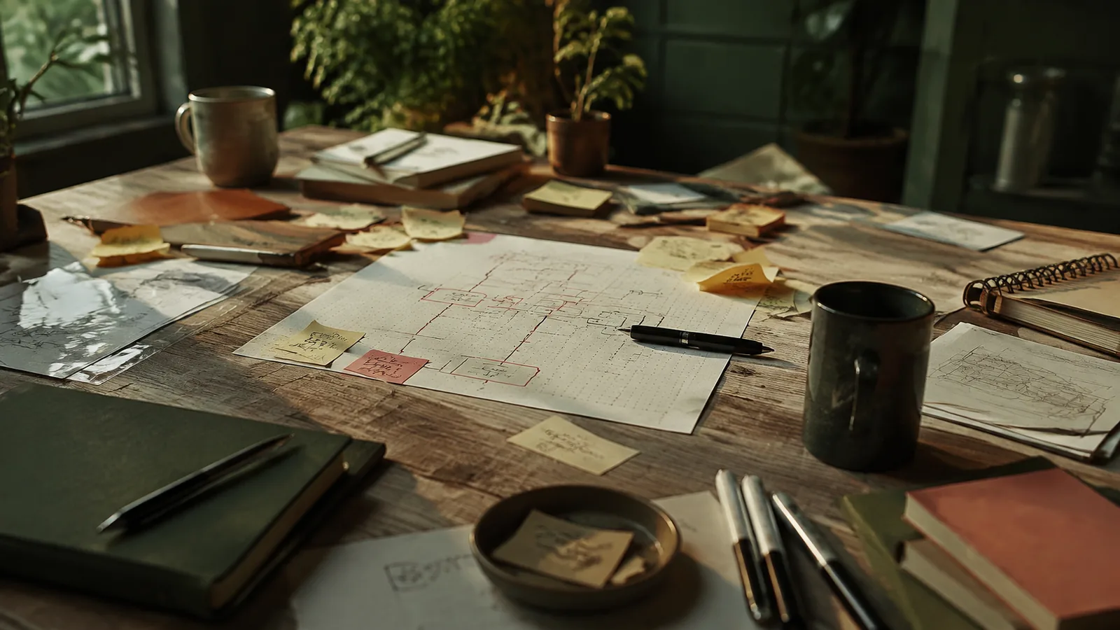 Page-specific project management scene illustrating resilience & adaptability project management
