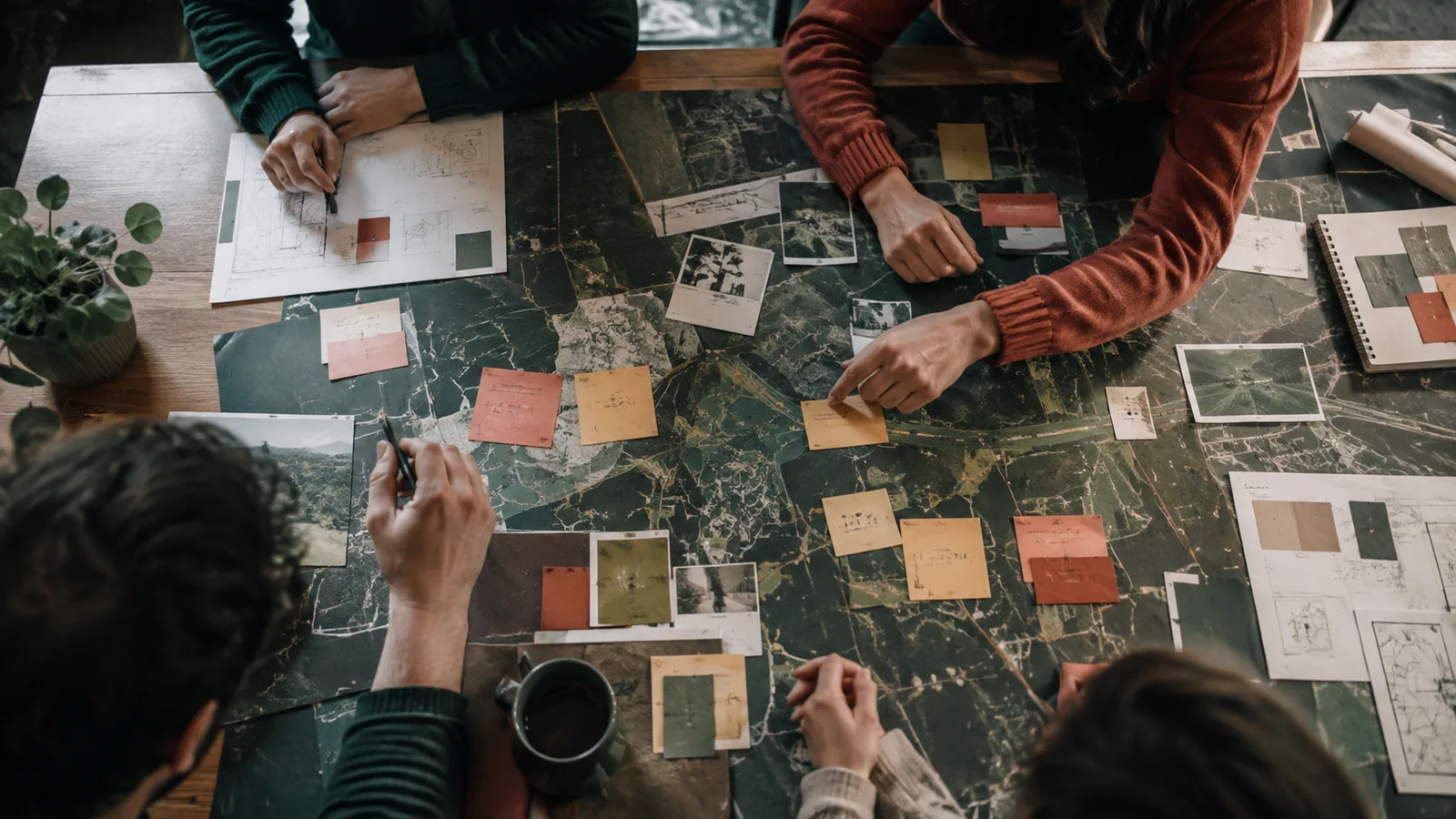 Page-specific project management scene illustrating stakeholder engagement project management
